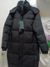 BOBBY BIZZ95%白鹅绒羽绒服男女2025新款超长款外套情侣过膝加厚宽松中戏服 黑色 M (160)  115到130斤 实拍图