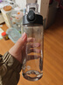 京东京造 运动水杯Tritan大容量运动水壶夏季学生塑料杯【防漏水】黑600ml 实拍图