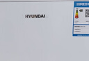 HYUNDAI（韩国现代）小冰箱迷你小型家用冷藏冷冻宿舍出租房办公室双开门二门电冰箱节能省电 68L白【一级能效+租房必备】 实拍图