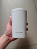茶花 抗菌漱口杯 簌刷牙杯子 牙刷杯牙缸 洗漱杯水杯  1只装 白色 实拍图