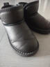 巴布豆（BOBDOG）巴布豆童鞋男童靴子冬季软底加绒儿童雪地靴 B16515030 枪色27 实拍图