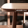 全品屋餐桌椅组合家用饭桌子小户型简约公寓快餐出租商用长方形电脑桌 胡桃木色 120cm 【宽60CM】单桌子 实拍图
