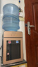 奥克斯饮水机茶吧机家用小型台式桌面饮水机宿舍办公室迷你快速加热桶装水饮水器 金色 冷热型 防尘门双按键款 实拍图