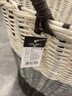 优勤（YOUQIN） 脏衣篮仿藤编脏衣篓脏衣服收纳筐家用衣篓放衣框衣物收纳神器 【新款日式】灰棕白-高34cm 实拍图