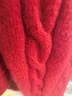 优衣库女装纽花圆领针织开衫/毛衣外套空调衫通勤秋冬新款481477 16 红色 M 实拍图