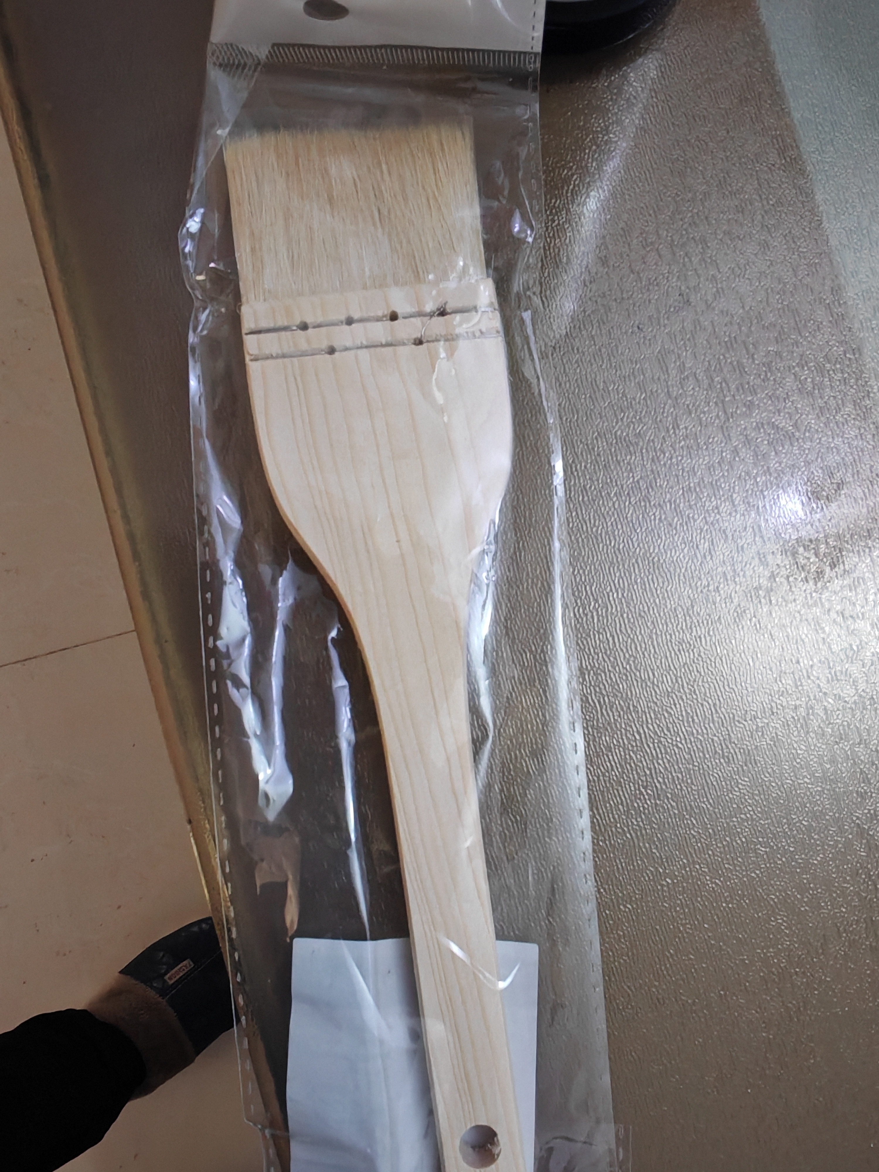 法焙客（FOR BAKE）木柄羊毛刷月饼刷软毛烧烤刷油刷做蛋糕月饼的刷子烘焙工具2寸 实拍图