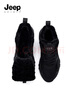 JEEP SPIRIT吉普男鞋加绒老爹鞋保暖运动鞋男皮面休闲鞋子男 0310 石墨黑 44 实拍图