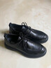 百丽通勤商务皮鞋2025男牛皮褶皱增高休闲鞋A1373AM4 黑色2  42 实拍图