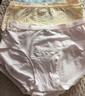 欧迪芬6条女士内裤女纯棉10A抗菌100%纯棉加长底档透气中腰少女三角内裤 实拍图