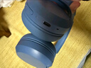 索尼（SONY）WH-CH520 舒适高效无线头戴式蓝牙耳机 舒适佩戴 音乐耳机 蓝色 新年礼物 元旦 实拍图