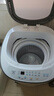 荣事达迷你洗衣机 全自动小型婴儿儿童宝宝内衣波轮洗衣机 带甩干烘干洗脱一体 补贴6KG洗脱容量白色【母婴专用】 波轮 实拍图