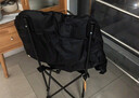 小魔户外折叠椅 折叠靠背椅加高月亮椅露营折叠凳子便携躺椅钓鱼椅 黑 实拍图