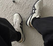 Onitsuka Tiger鬼塚虎男女款复古德训鞋轻便透气运动休闲板鞋TOKUTEN 1183B938 白色/黑色 42.5 实拍图