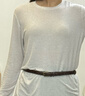 优衣库HEATTECH EXTRA WARM混纺圆领T恤/长袖女装9%羊绒478955 478955/30浅米色 3XL 实拍图