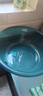 透明加厚洗脸盆学生宿舍加大号泡脚盆家用洗衣盆洗碗盆厨房洗菜盆 透明盆-蓝色 超大32*12-加厚耐用抗摔 实拍图