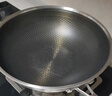 炊大皇 炒锅 304不锈钢炒菜锅煎锅 平底不粘炒锅32cm 可立可视盖不挑灶 实拍图