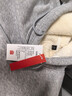 名创优品（MINISO）加厚羊羔绒卫衣男冬季防寒保暖连帽外套重磅百搭上衣 麻灰 2XL 实拍图