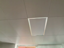 集成吊顶烤漆铝扣板300*600铝扣板厨房卫生间阳台吊顶材料自装 奶油白1.0 双面烤漆330克 含家装超厚实配件（推荐） 实拍图