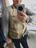 JEEP SPIRIT吉普工装马甲男士春夏季钓鱼背心机能多口袋外套男装 卡其 2XL 实拍图