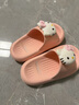 猪爸爸儿童拖鞋女童夏季2025新款室内防滑6-12岁三丽鸥宝宝亲子拖鞋粉18 实拍图