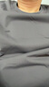 蕉下（beneunder）长袖T恤男士卫衣气绒服保暖打底衫圆领宽松舒适CL010石墨灰L 实拍图