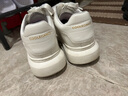 百丽撞色小白鞋男秋季牛皮舒适厚底休闲板鞋A1160CM3 静谧白  41 实拍图