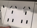NVC雷士电工 开关插座 三位五孔插座 118型暗装15孔插座 象牙白 实拍图