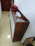 佳家林实木鞋柜家用简易多层收纳柜客厅门口阳台防尘储物鞋柜 【实木生态板】胡桃色140*32*100 实惠【自行安装】 实拍图