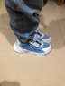 361°童鞋 儿童跑鞋四季男女童3-14岁助推科技旋钮跑鞋 蓝30 实拍图