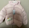 巴拉巴拉童装儿童羽绒服宝宝男女童2025冬装新款婴儿外套保暖上衣泡芙羽绒 粉色小苹果60356-白鸭绒 100 （充绒量81g 适合2-3岁） 实拍图