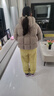 坦博尔泡芙羽绒服女短款脱卸帽秋冬保暖外套25年新款5530520D 摩卡色165 实拍图