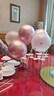 多美忆生日场景布置生日气球氛围道具儿童男孩女孩派对装饰粉色桌飘 实拍图