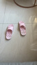 BAIHOU白猴侧漏水防滑按摩镂空男女情侣学生浴室洞洞凉拖鞋 粉红39-40 实拍图