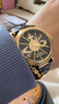 Vivienne Westwood西太后手表女士真皮女生日礼物送女友圣诞礼物新年跨年VV006BKGD 实拍图