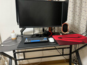 甄严选电脑桌台式电竞桌椅套装组合桌子办公家用桌学习桌书房书桌写字桌 【黑架+黑碳纤纹面】单桌120*60 实拍图