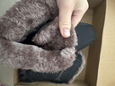 全洲狼雪地靴男冬季东北大棉鞋抗寒加绒加厚保暖鞋轻便大码防滑靴子 黑色-大棉 42 (260mm) 实拍图