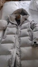 京东京造羽绒服男女情侣同款真鸭绒冬季中长款连帽保暖外套 纯净灰 S 实拍图