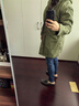 马登工装美式复古M51鱼尾风衣中长款连帽外套男军大衣派克服棉服秋冬 军绿色（版型较为宽松） L 实拍图