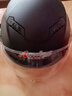 Andes HELMET3c认证电动摩托车头盔男四季女士夏季头盔安全帽四季通用夏天半盔 哑黑透明短片【升级3C款】 均码 实拍图