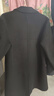 海澜之家（HLA）大衣男款轻商务经典平驳领纯羊毛外套男冬季 黑色08 L 175/92A 推荐137~150斤 实拍图