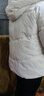 妃莉杋（FeiLiFan）羽绒棉服女短款2025新款冬季韩版撞色小个子时尚洋气加厚棉袄外套 米白色 2XL （150-170斤） 实拍图
