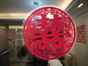 June bride植绒喜字静电贴婚房布置喜字贴结婚玻璃窗花订婚装饰用品10张 实拍图