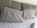 京东京造悦柔枕套 A类一等品 120g加厚耐用枕头套 48x74cm 一对装 科技灰 实拍图