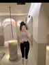 NEVER ME瑜伽裤女运动裤跑步健身鲨鱼裤夏季裸感高腰紧身外穿普拉提训练服 实拍图