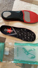 人本矫正鞋垫男女足弓平底足支撑成人运动减震黑红M号(41-43码数) 实拍图