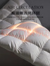 无印良品100%白鹅羽毛被子 羽毛绒丝冬被 秋冬被芯约5.9斤200*230cm白色 实拍图