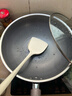美的（Midea）炒锅不粘锅炒菜锅电磁炉锅304不锈钢平底锅燃气陶瓷0氟雪花不花芯 实拍图