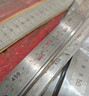 得力（deli）不锈钢直尺刻度尺公制刻度直尺绘图钢尺木工尺子测量尺100cm 实拍图