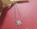 周六福（ZLF）圣诞礼物 S925银饰项链女梦幻雪花吊坠唯美浪漫银饰链坠送女友 链坠链长40+5cm 实拍图