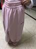 巴拉巴拉童装儿童长裤男童女童宝宝束脚裤子秋冬宽松百搭休闲裤 粉红60055 120 cm 实拍图